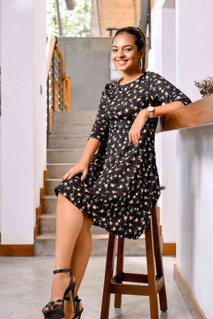 Scuba-Floral-Flared-Dress-1